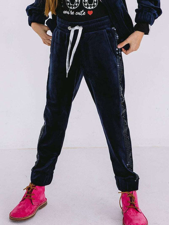 Kids Sweatpants Navy Blue 2pcs