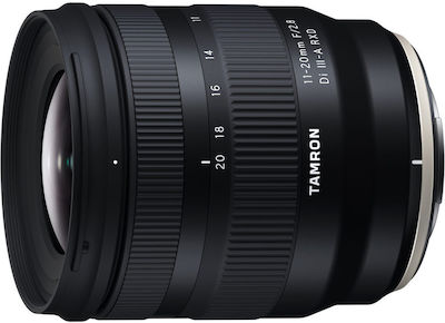 Tamron Кроп Камерен Обектив 11-20mm f/2.8 Di III-A RXD Широк ъгъл за Фуджифилм Икс Монтаж Черен