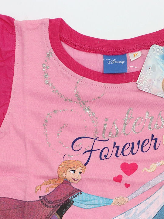 Disney Kinder Shirt Kurzarm Rosa