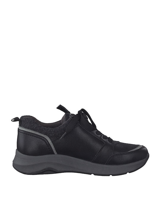 Jana Damen Anatomisch Sneakers Schwarz