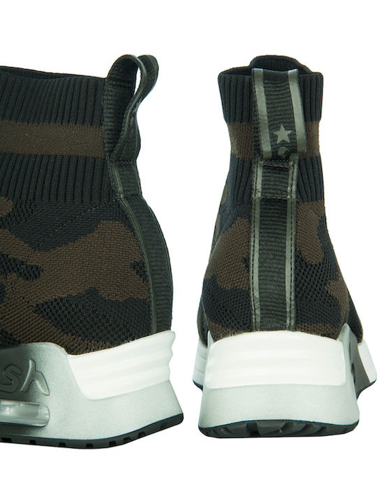Lulu Camo Γυναικεία Μποτάκια Μαύρα