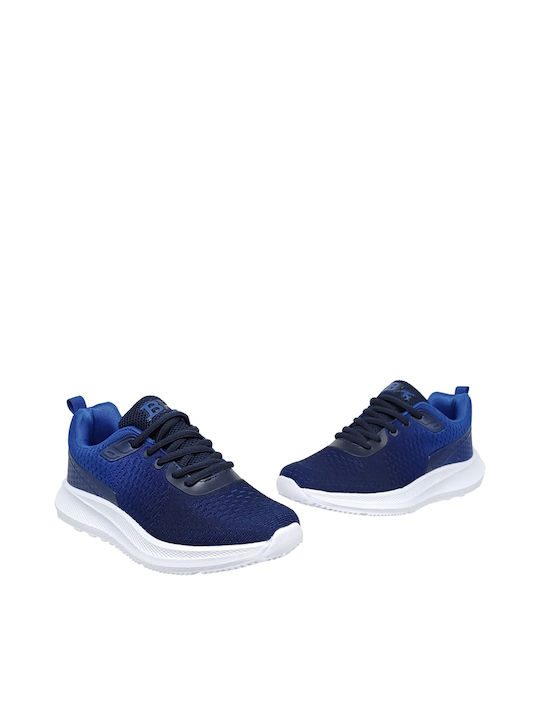 Barcode Sneakers Navy Blue