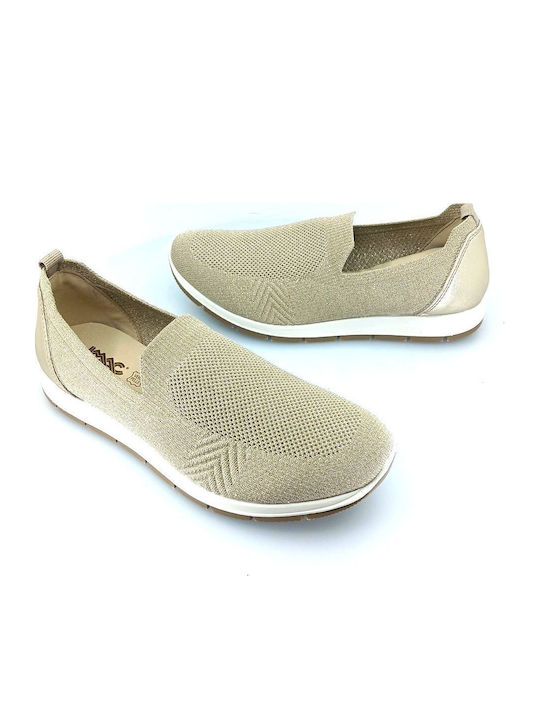 Damen Sneakers Beige