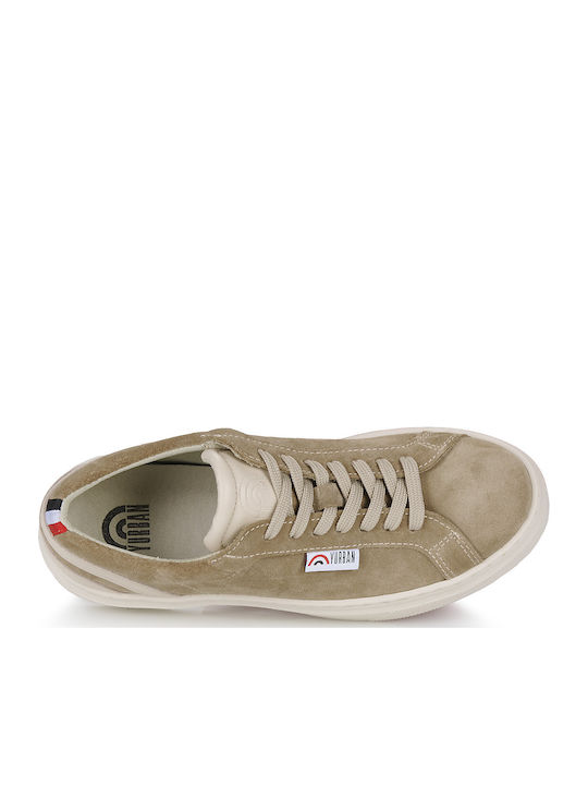 Γυναικεία Flatforms Sneakers Μπεζ