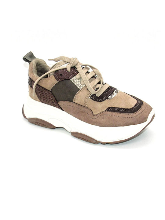 Corina Damen Sneakers Khaki