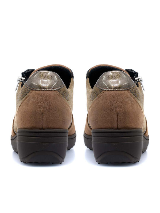 Damen Anatomisch Sneakers Tabac Braun