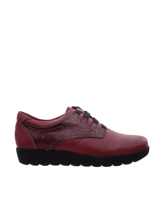 Softies Damen Anatomisch Sneakers Burgundisch