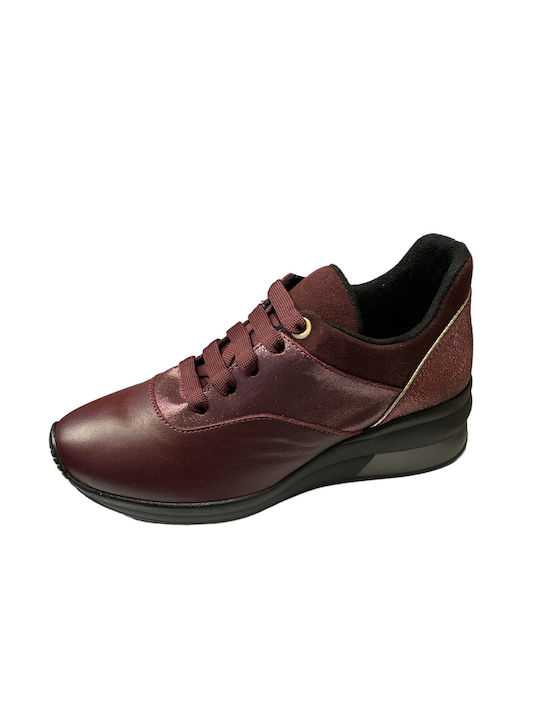 Pyramis Damen Sneakers Burgundisch