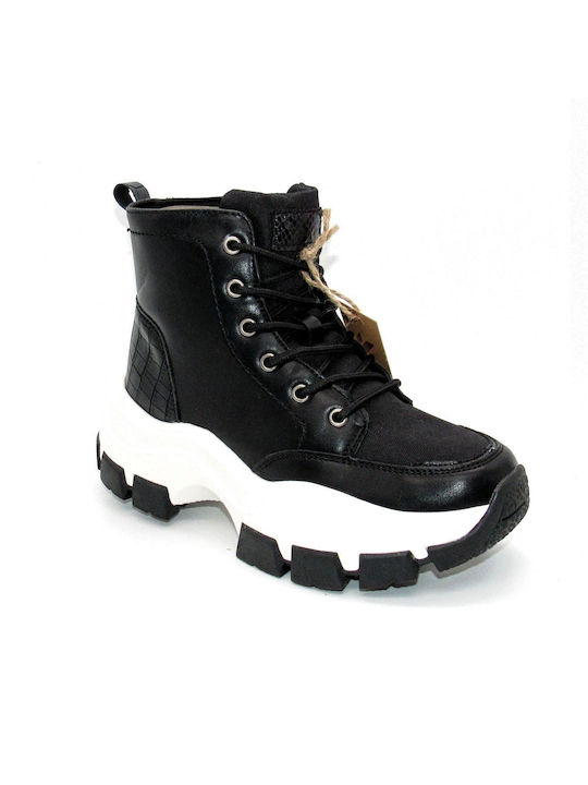 Kylie Crazy Boots Black