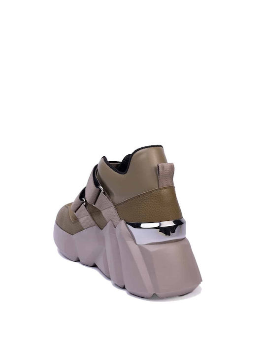 Favela Keri Damen Sneakers Khaki
