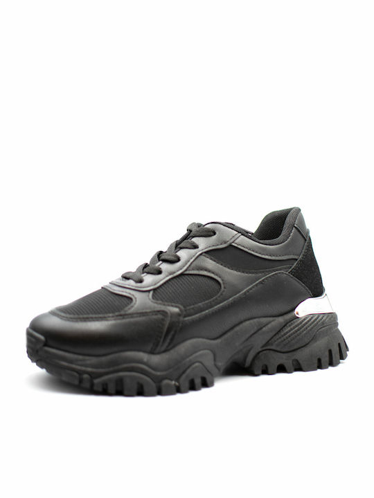 Alta Moda Femei Chunky Sneakers Negre