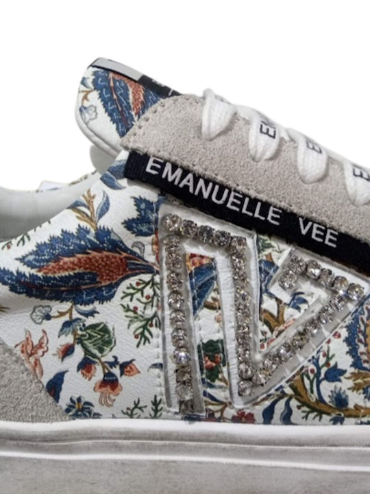 Emanuelle Vee Γυναικεία Sneakers Λευκά