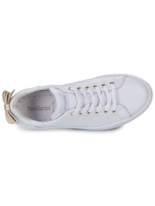 Γυναικεία Flatforms Sneakers Λευκά