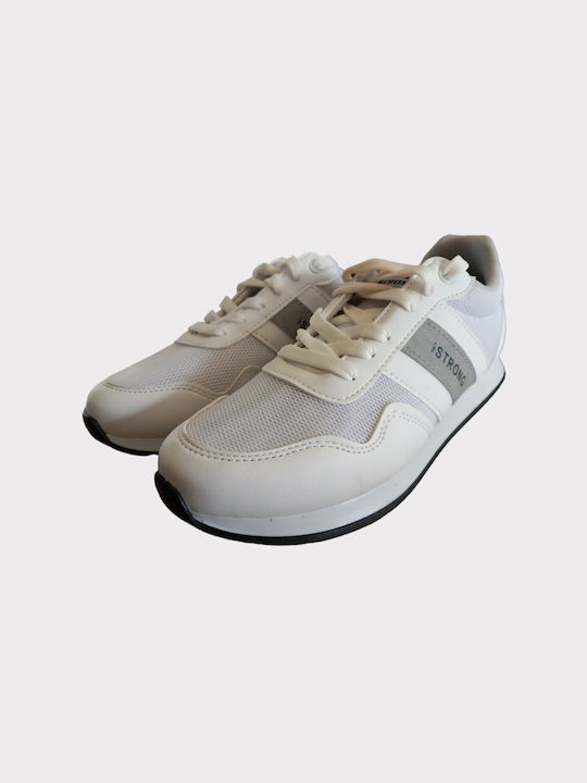 Mimsoga Herren Sneakers Weiß