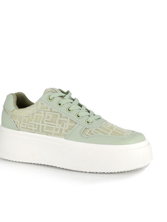 Malesa Flatforms Sneakers Green