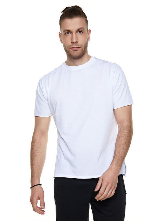 Bodymove Ανδρικό T-shirt Λευκό Μονόχρωμο