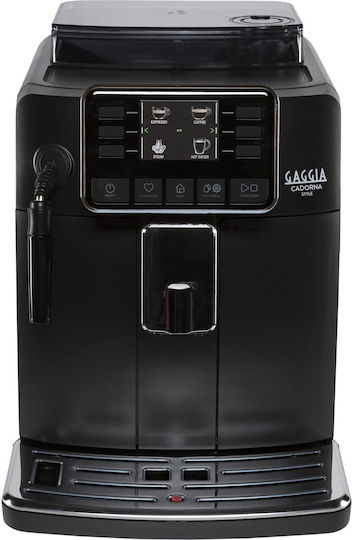 Gaggia Cadorna Style Automatic Espresso Machine 1900W 15bar Pressure with Grinding Mill Black RI9600/01