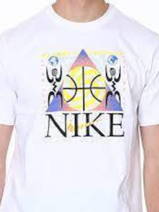 Nike Ανδρικό T-shirt Κοντομάνικο Λευκό