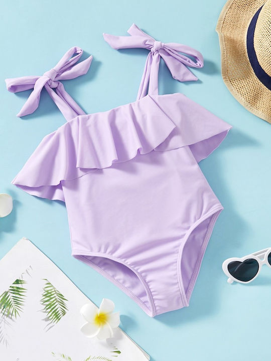 iEFiEL Kids Swimwear One-Piece Lilac