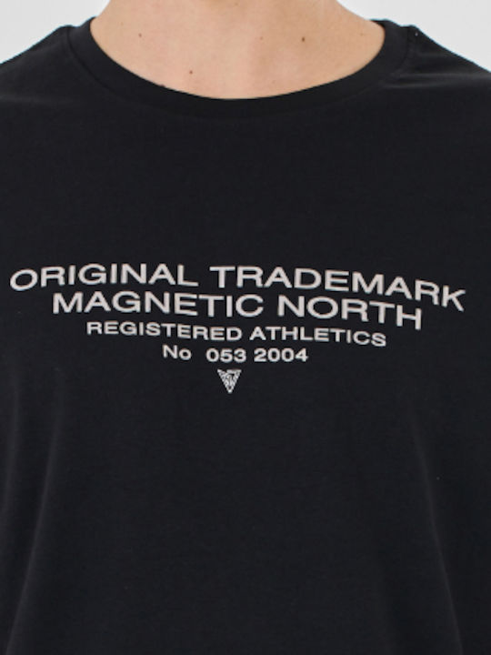 Magnetic North Ανδρικό T-shirt Κοντομάνικο Μαύρο