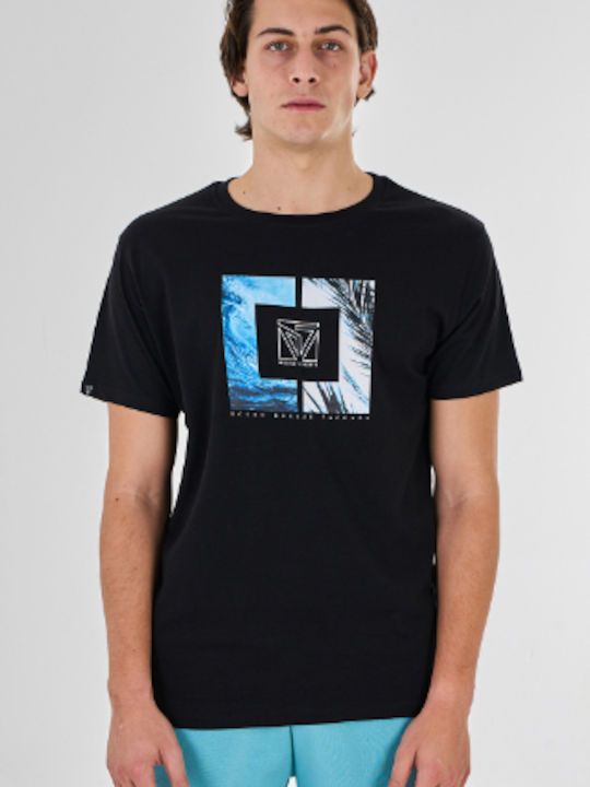 T-shirt Μαύρο