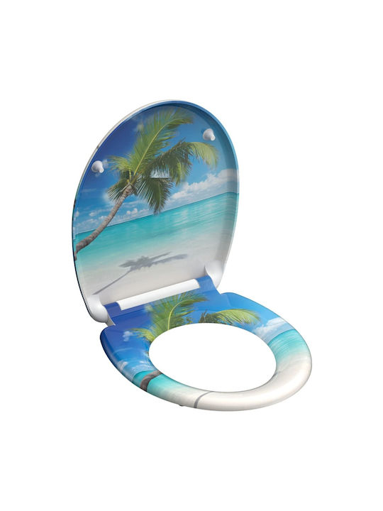 Duroplast Plastic Toilet Seat Multicolour 45cm