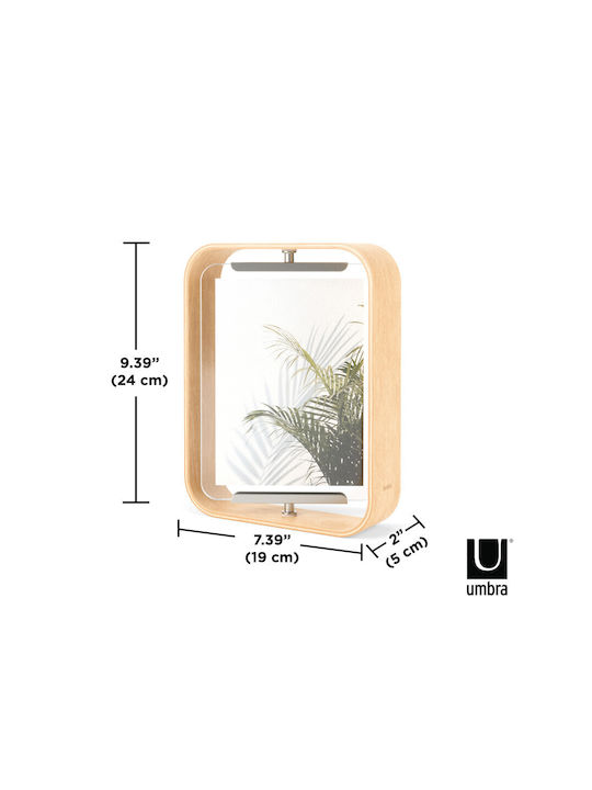 Umbra Wooden Photo Frame With Beige Frame