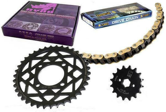 Ryno Σετ Γρανάζια Αλυσίδα για Honda Astrea Supra 100