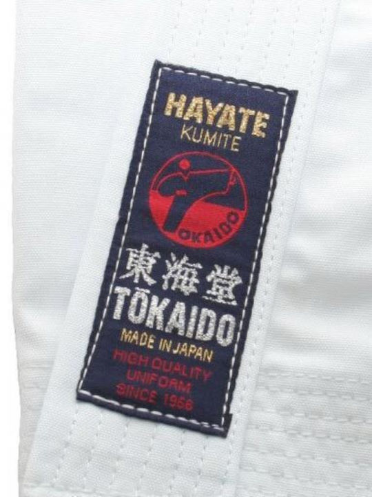 Karate Gi Tokaido Hayate 8 Oz Bărbați Uniforme Karate Alb