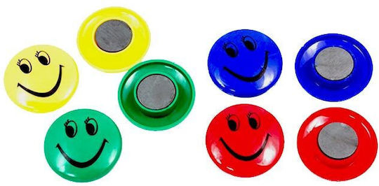 Rund Set von Magneten Kunststoff 4x4cm 8pcs