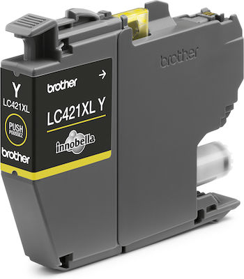 Brother LC421XL InkJet Printer Ink Yellow (LC-421XLY)