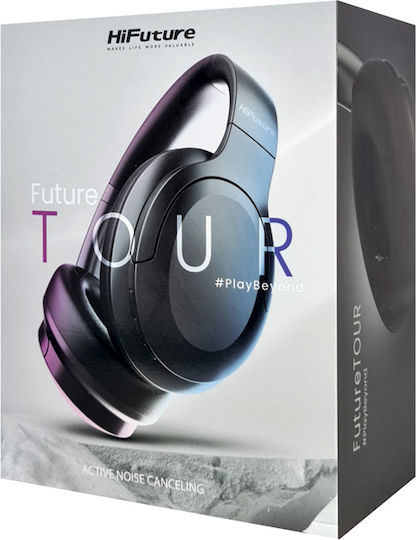 HiFuture Future Tour Ασύρματα / Ενσύρματα Over Ear Ακουστικά με 40 ώρες Λειτουργίας Μαύρα