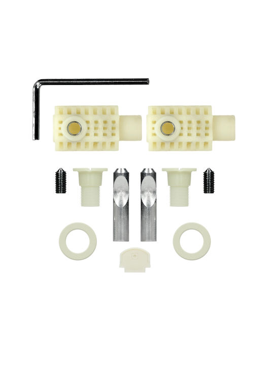 ECD Germany Λεκάνη Κρεμαστή Rimless με Καζανάκι με Κάλυμμα Duroplast Soft Close Μαύρη
