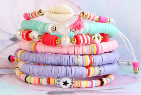 Craft Beads Pink 4mm 340pcs
