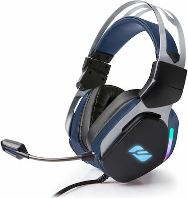 Muse M-215BTΒ Over Ear Gaming Headset με σύνδεση 2x3.5mm