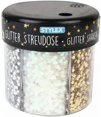 Stylex Creative Multicolour Glitter Gold Dust in Shaker Jar