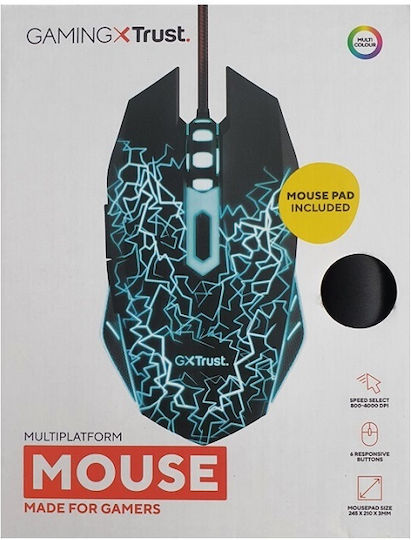 Trust 24752 Gaming Mouse 4000 DPI Black