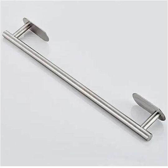 Calea ferată de Baie Simplă De Perete cu șuruburi Inox Argintiu