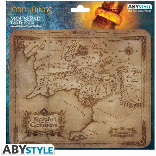 Abysse Lord Of The Rings Rohan And Gondor Map MousePad Mouse Pad (235mm) Καφέ ABYACC165