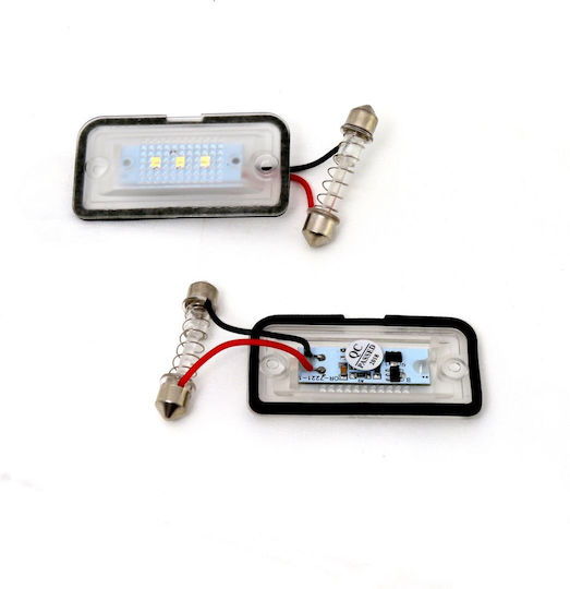License Plate Lights for Mercedes-Benz CLK Class W209 2pcs
