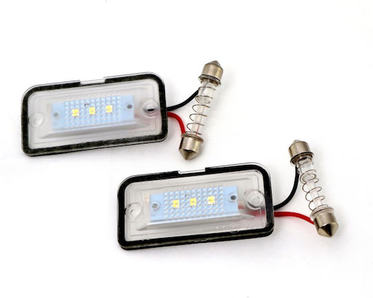 License Plate Lights for Mercedes-Benz CLK Class W209 2pcs