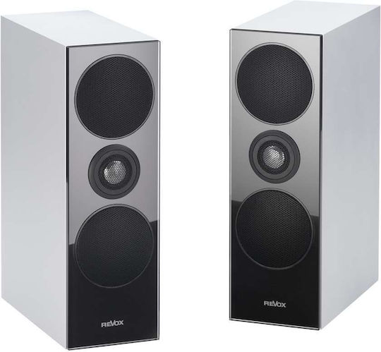 Revox Shelf G70 Boxă Hi-Fi Bookself 100W 2 Nr. de șoferi L21.8xA10.5xÎ32cm. Argint