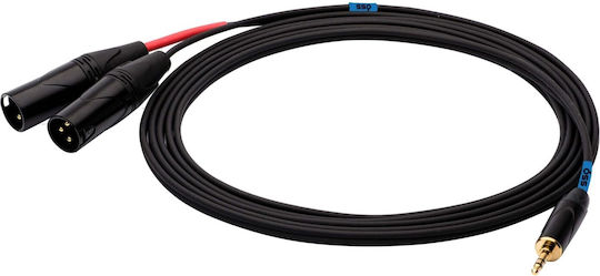 MIXLR3 XLR male to 2 x XLR female 3m Cable