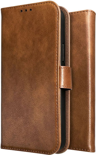 Rosso Element Pu Wallet Δερματίνης Καφέ (Poco F4 GT)