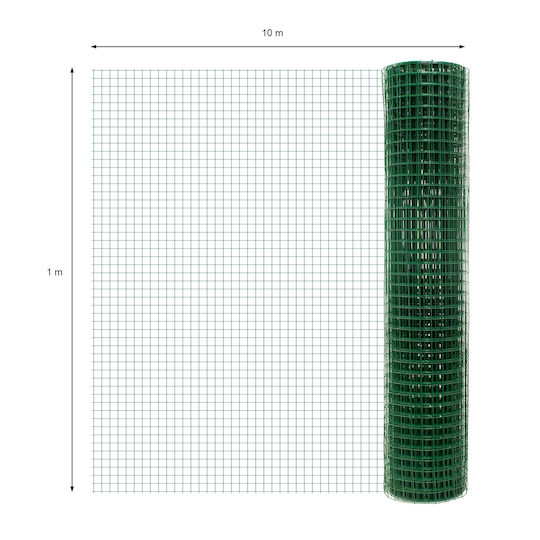 ECD Germany Κοτετσόσυρμα PVC 1.05x10m
