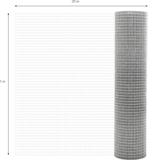 ECD Germany Galvanized Chicken Wire 1.05x25m