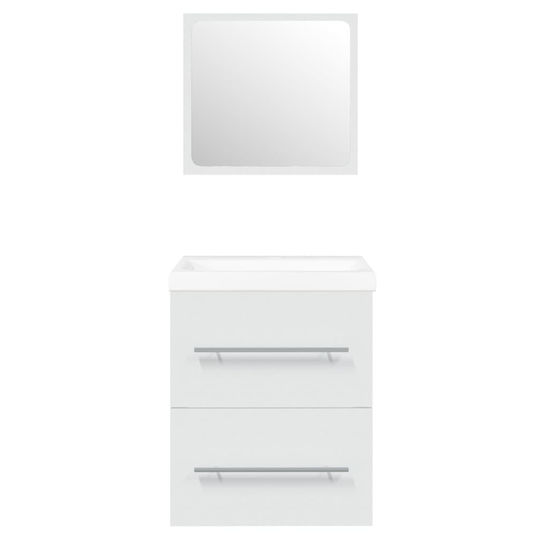 vidaXL Countertop with Sink L41xW38.5xH48cm White