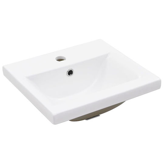 vidaXL Countertop with Sink L41xW38.5xH48cm White