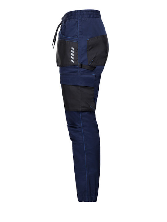 Stenso Reflective Work Trousers Navy Blue