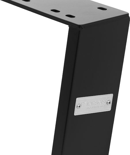 ML-Design Металическо Кракче За Мебел 2 Бройки Подходящо За Офис / Маса / Малка Маса 72см Черно